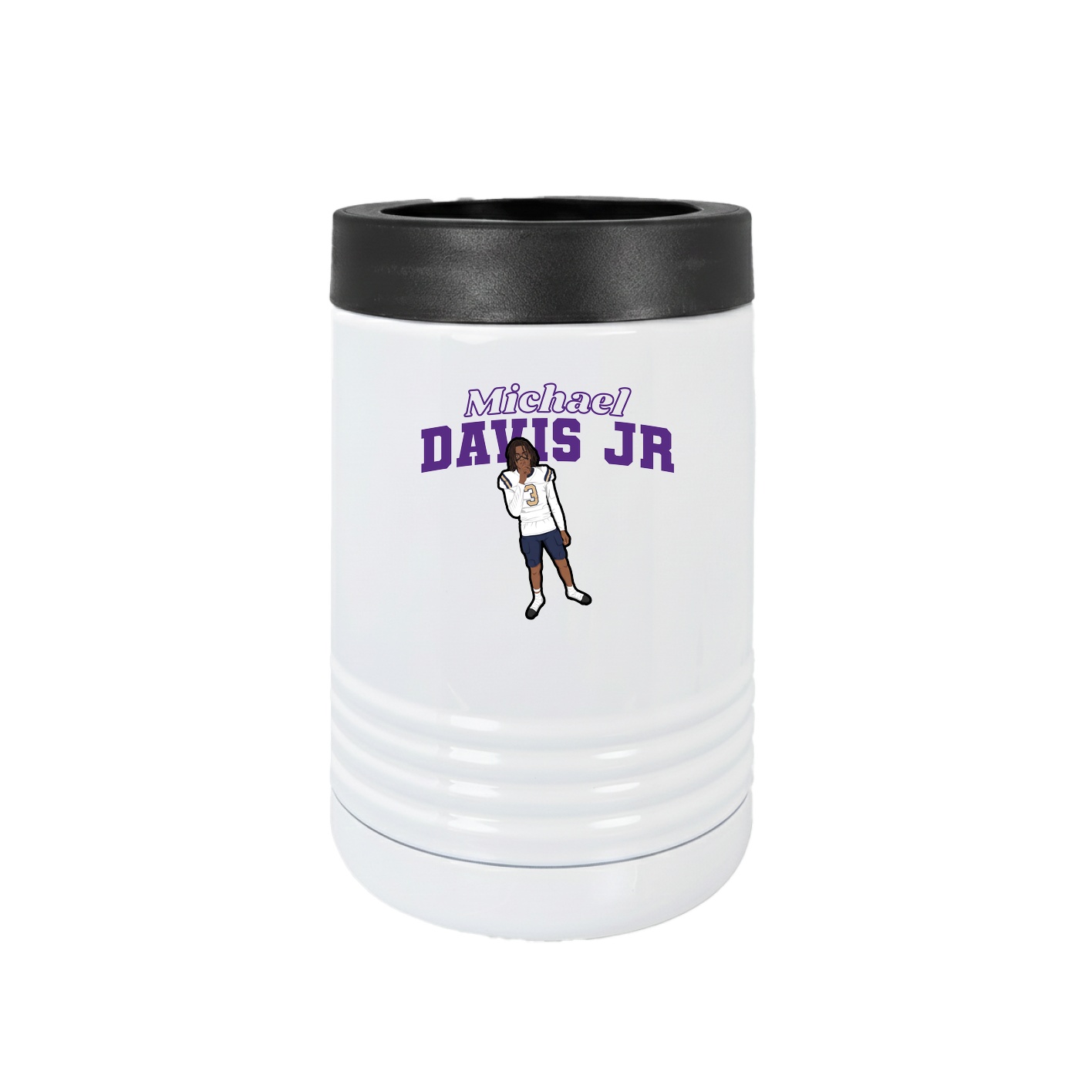 Beverage Holder — Name Arch in White