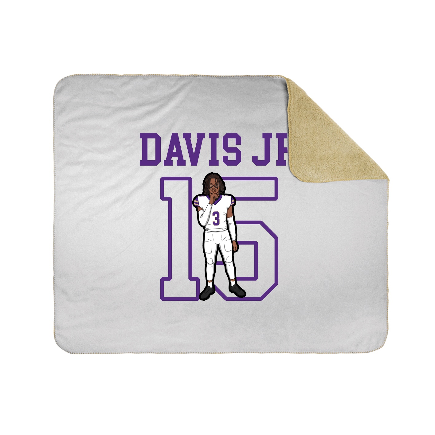 Throw Blanket — Shirsey in White