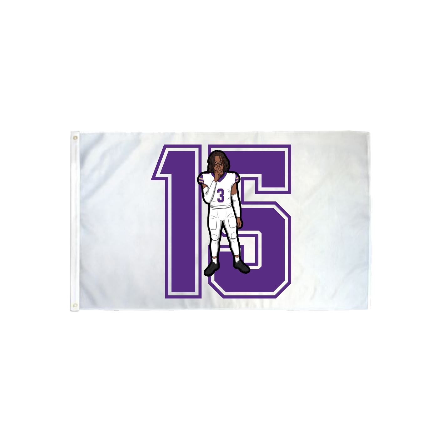 3x5 Flag — Number in Classic
