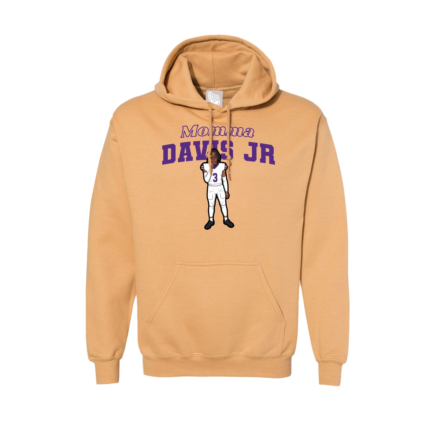 Hoodie — Mothers Day Block in Vegas Gold