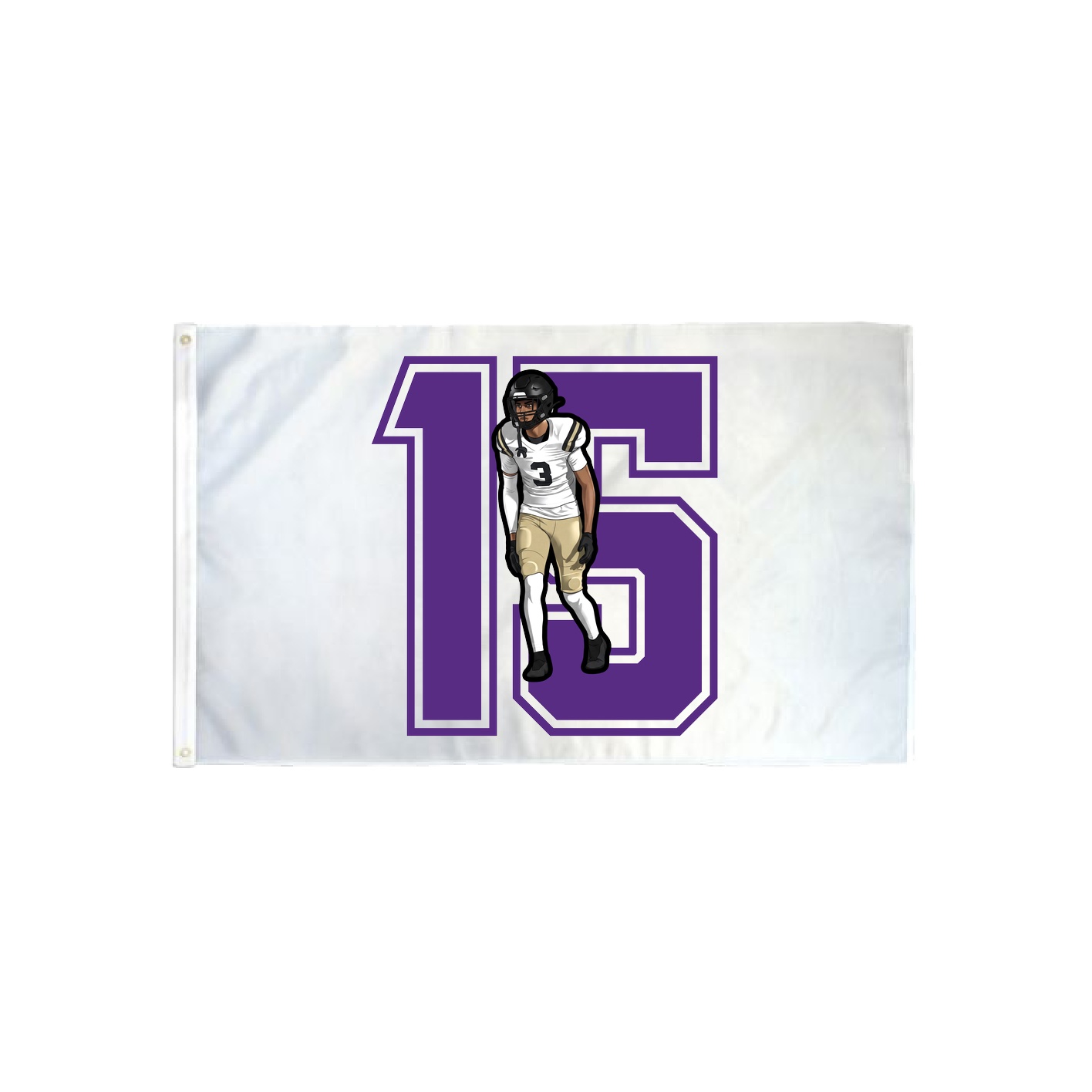 3x5 Flag — Number in Classic