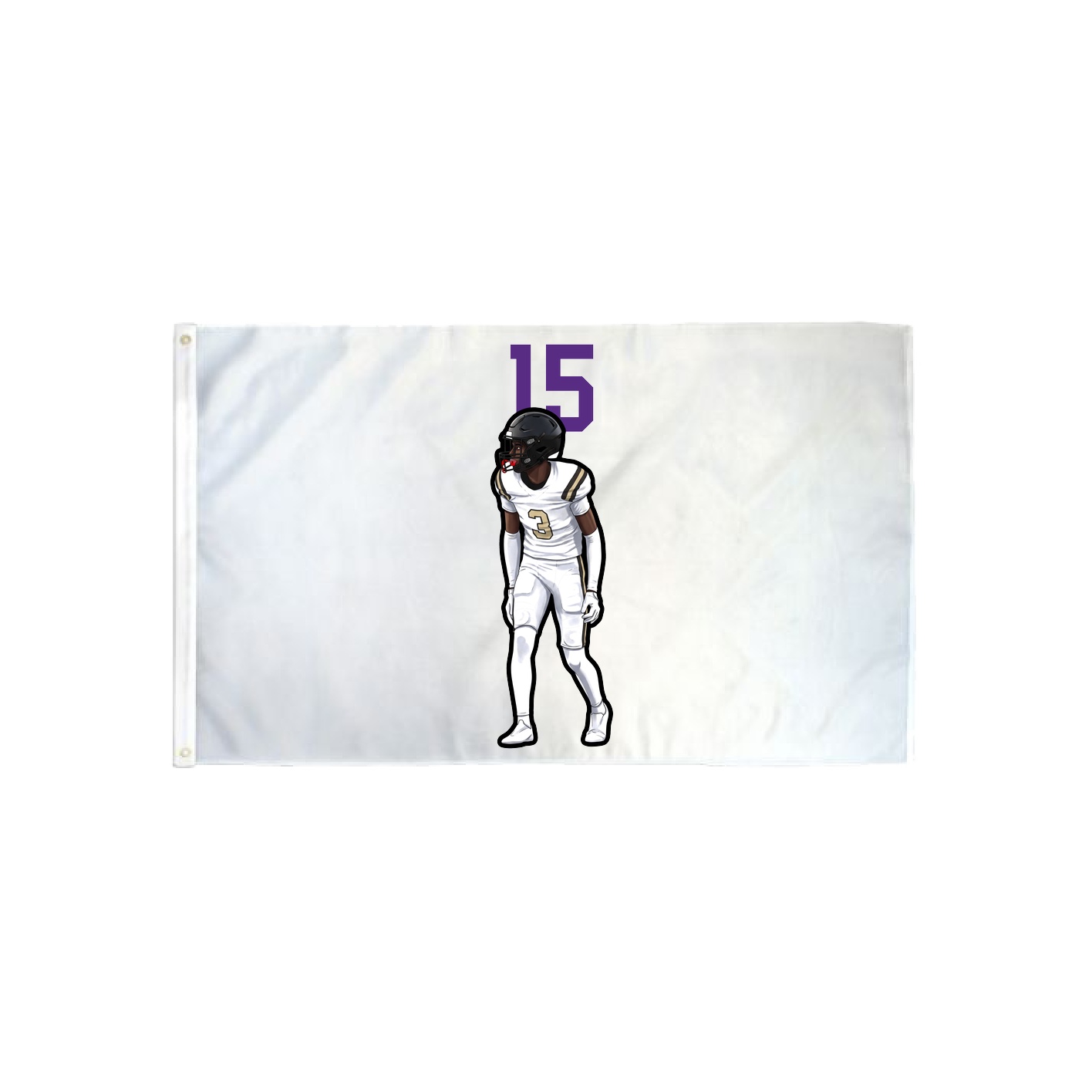 3x5 Flag — Number Top in Classic