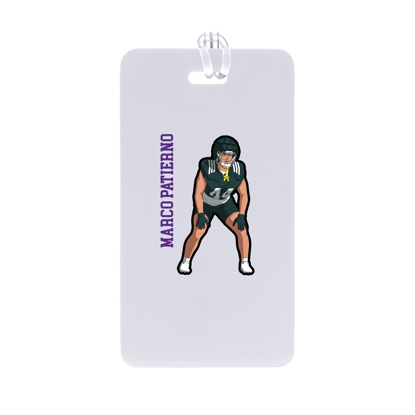 Bag Tag — Name Vertical in Classic