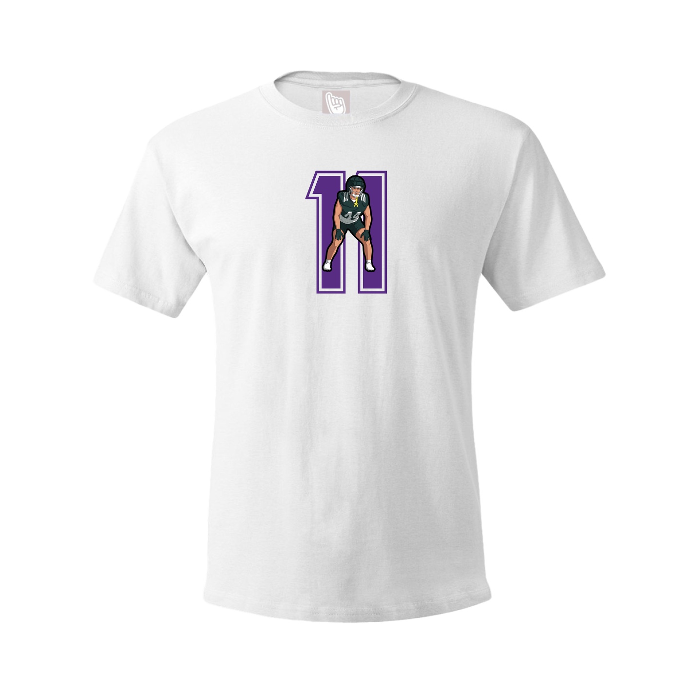 Tee — Number in White