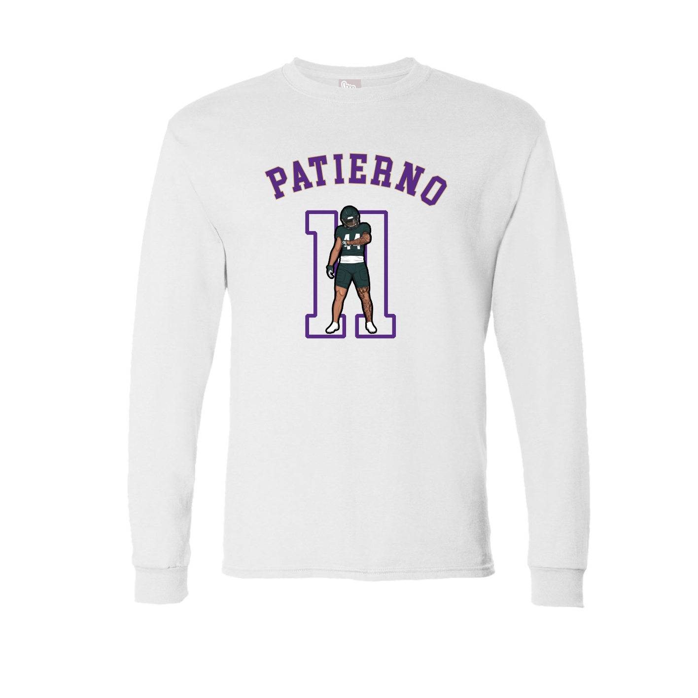 Long Sleeve Tee — Shirsey Arch in White