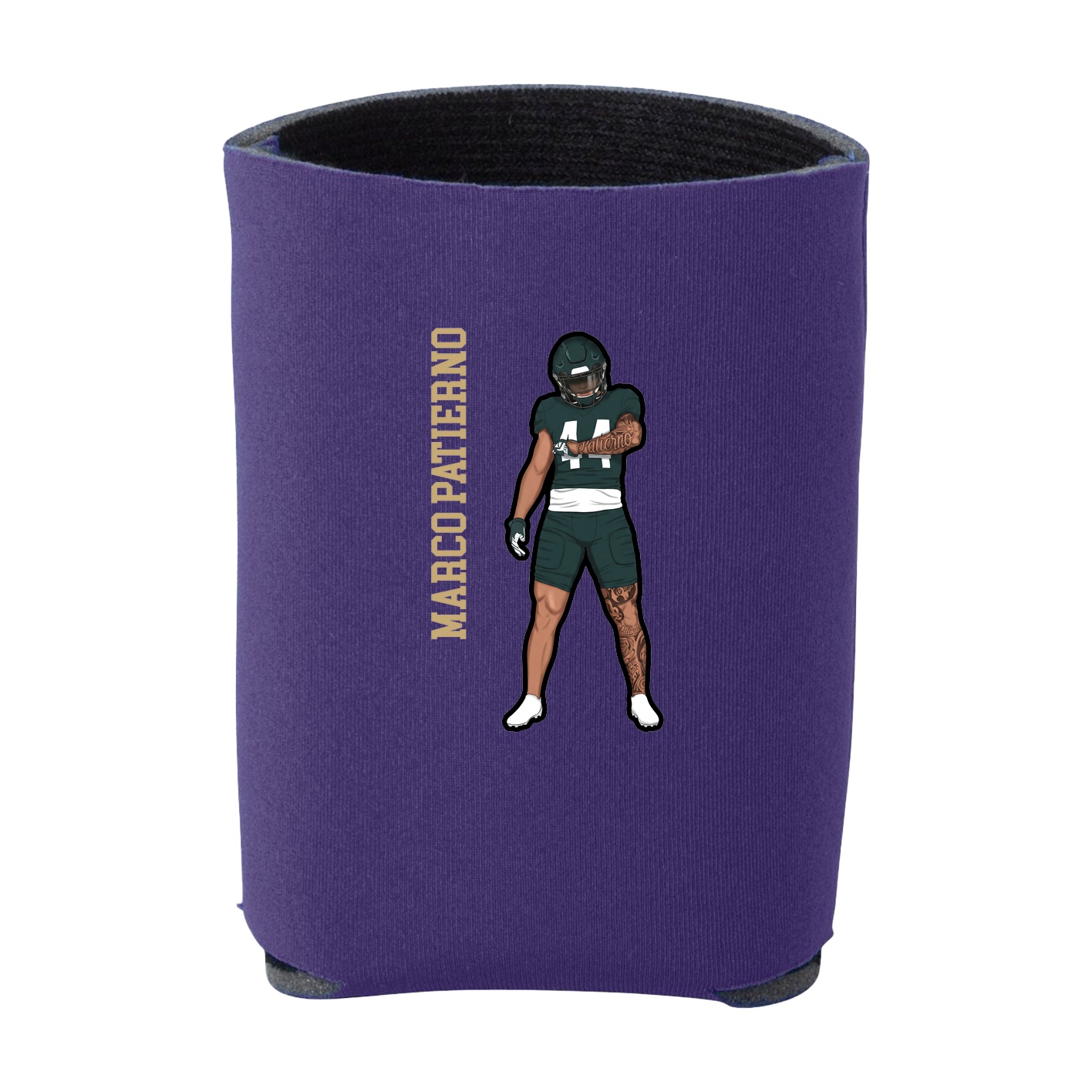 Can Holder — Name Vertical in Purple