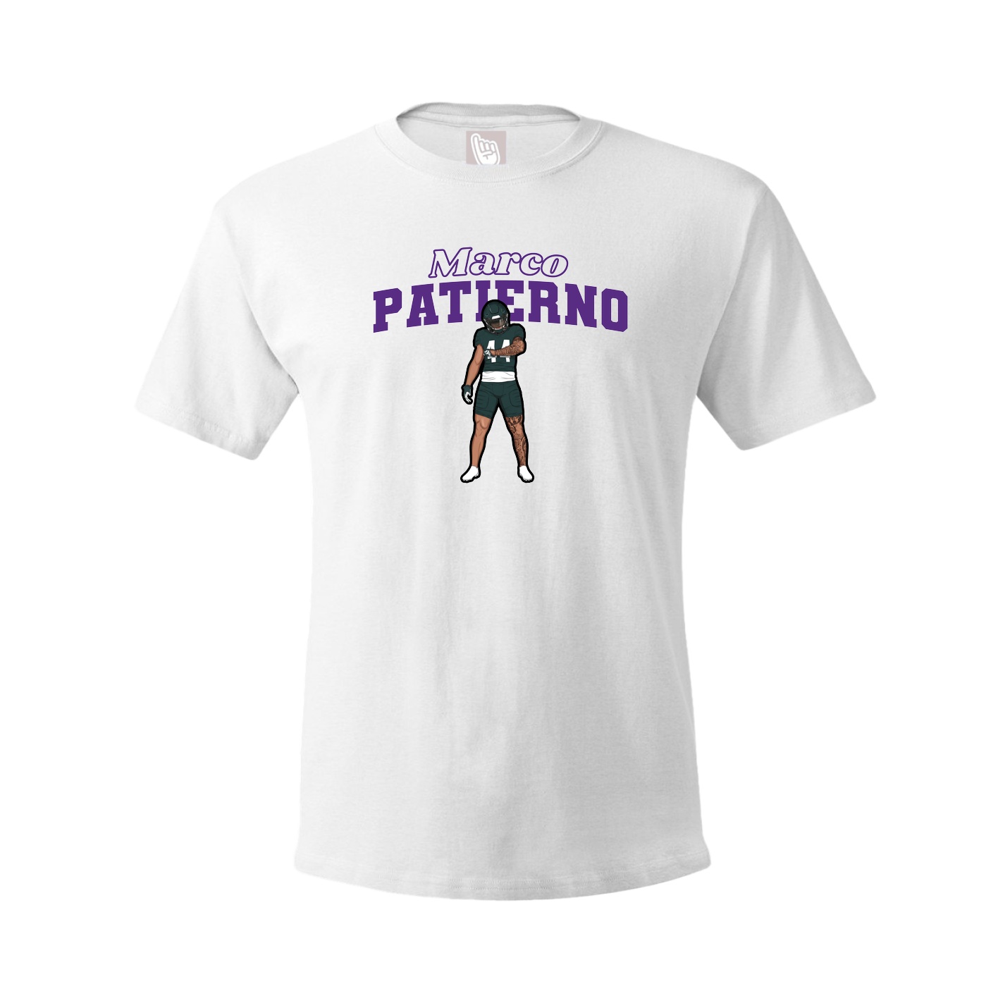 Tee — Name Arch in White