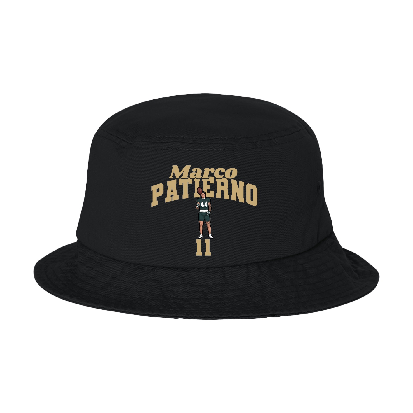 Bucket Cap — Signature Arch in Black