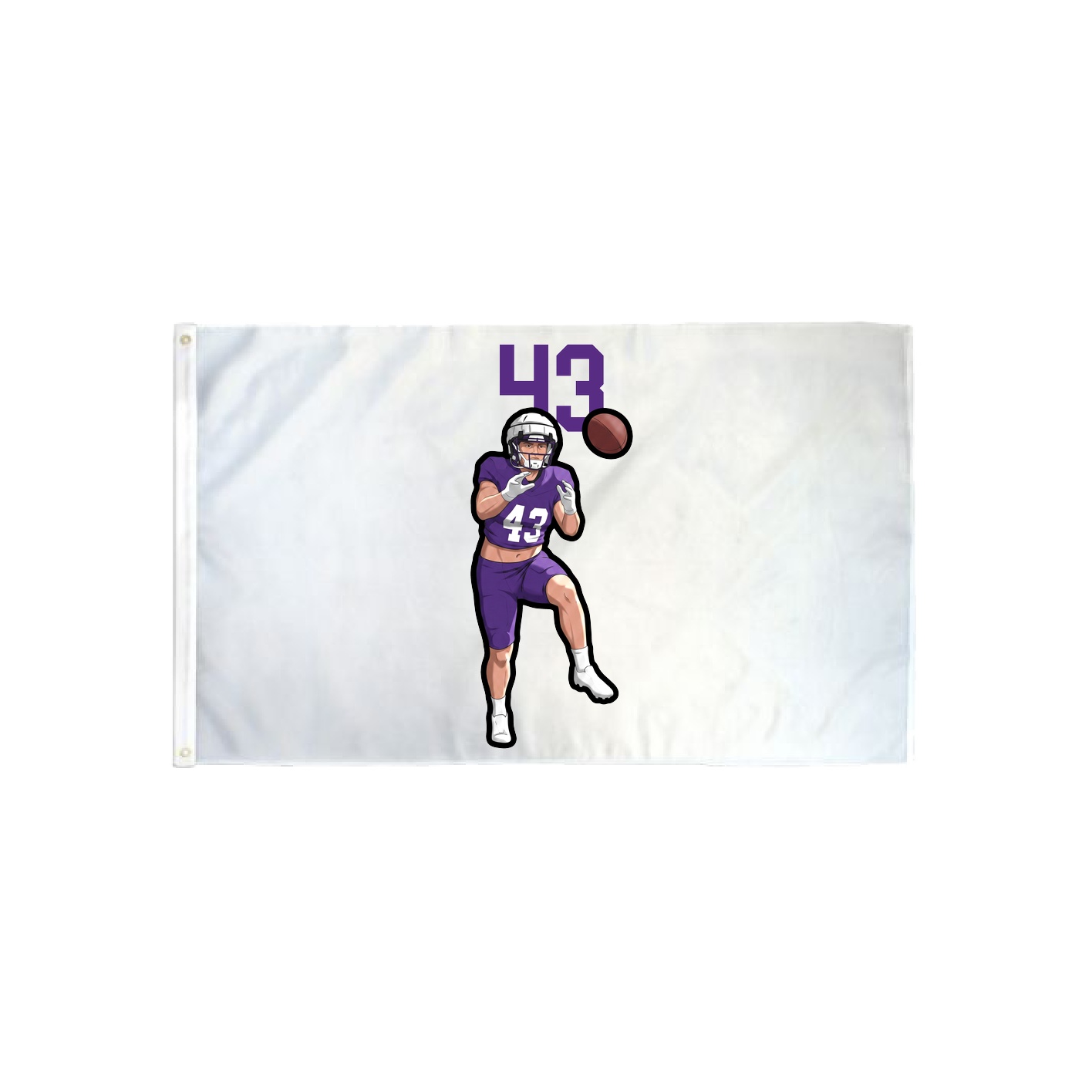 3x5 Flag — Number Top in Classic