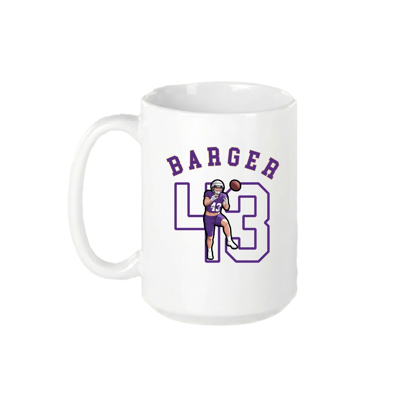 15oz Coffee Mug — Shirsey Arch in White