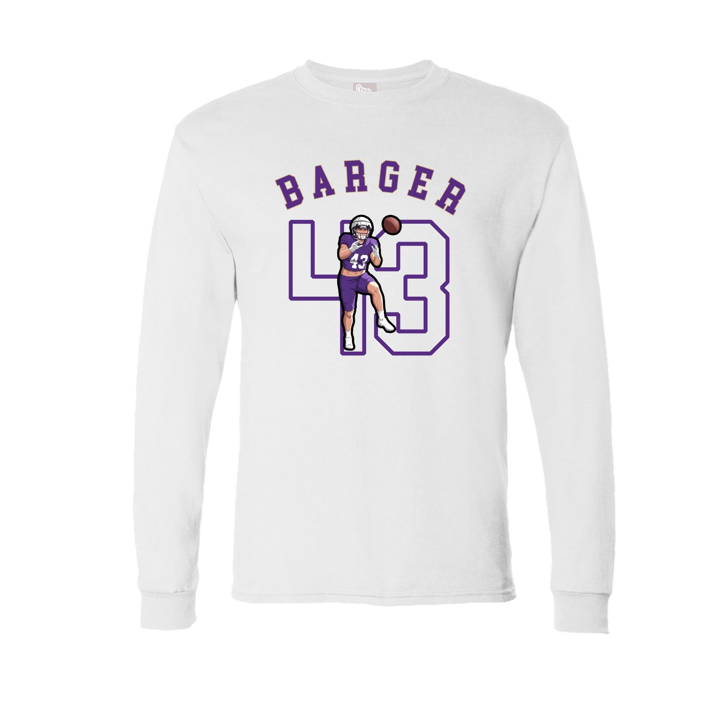 Long Sleeve Tee — Shirsey Arch in White