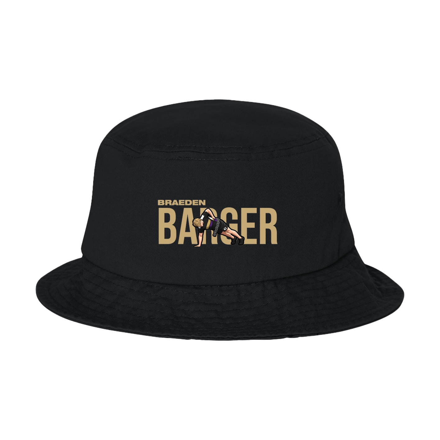 Bucket Cap — Player Name in Black