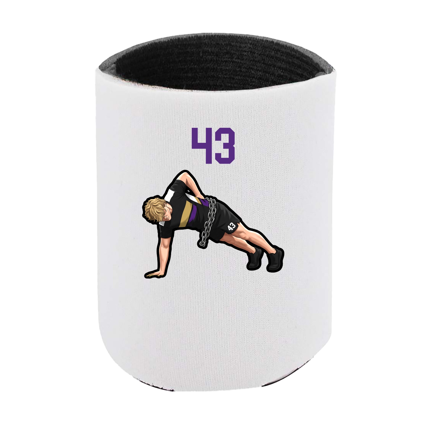 Can Holder — Number Top in White