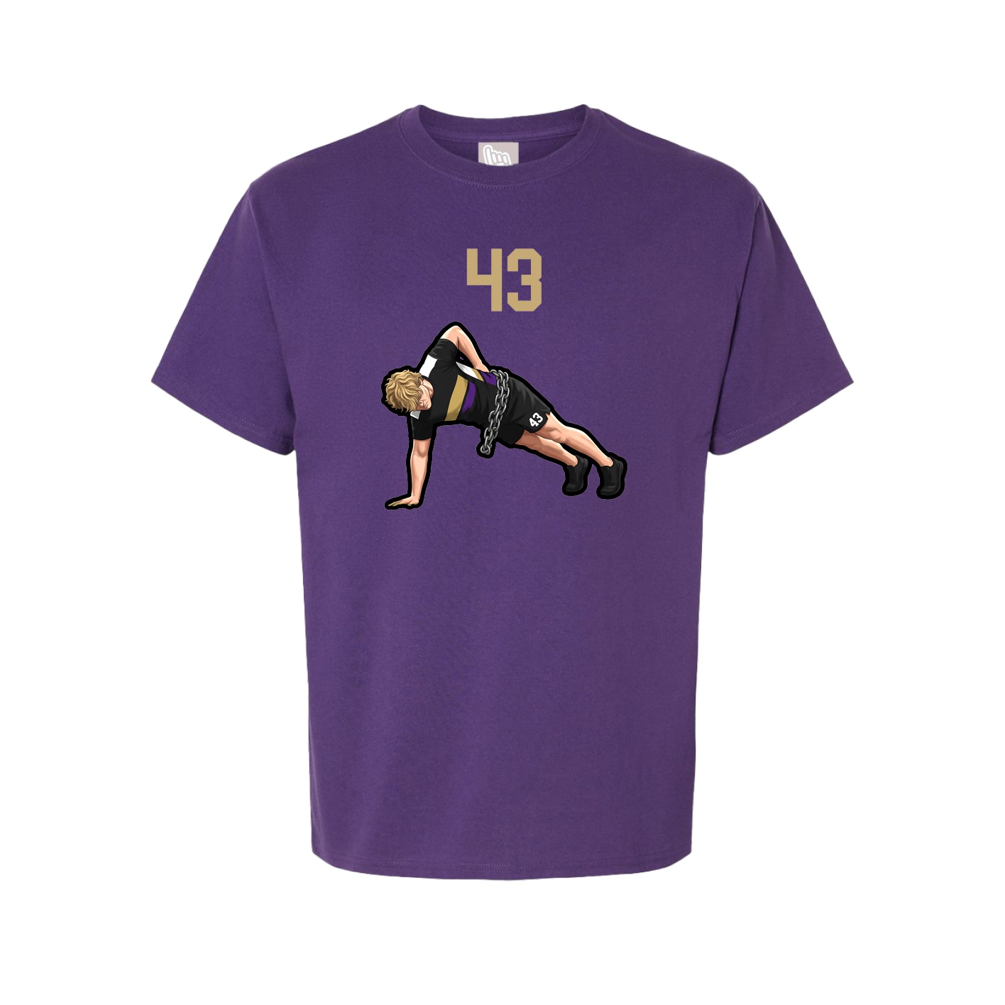 Tee — Number Top in Purple