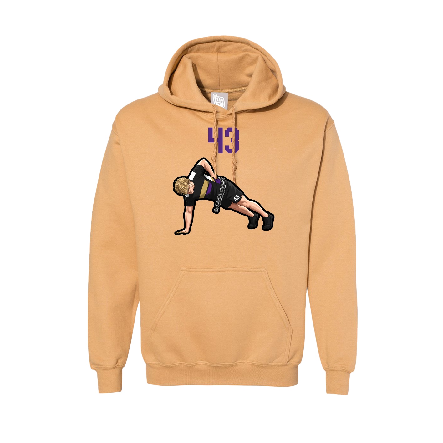 Hoodie — Number Top in Vegas Gold