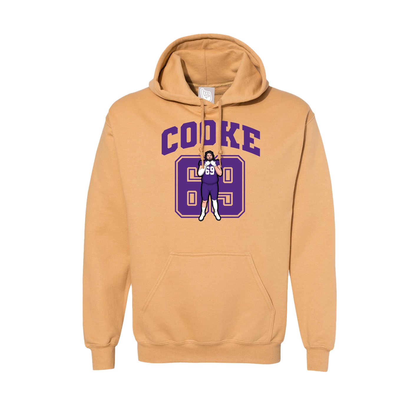 Hoodie — Number in Vegas Gold