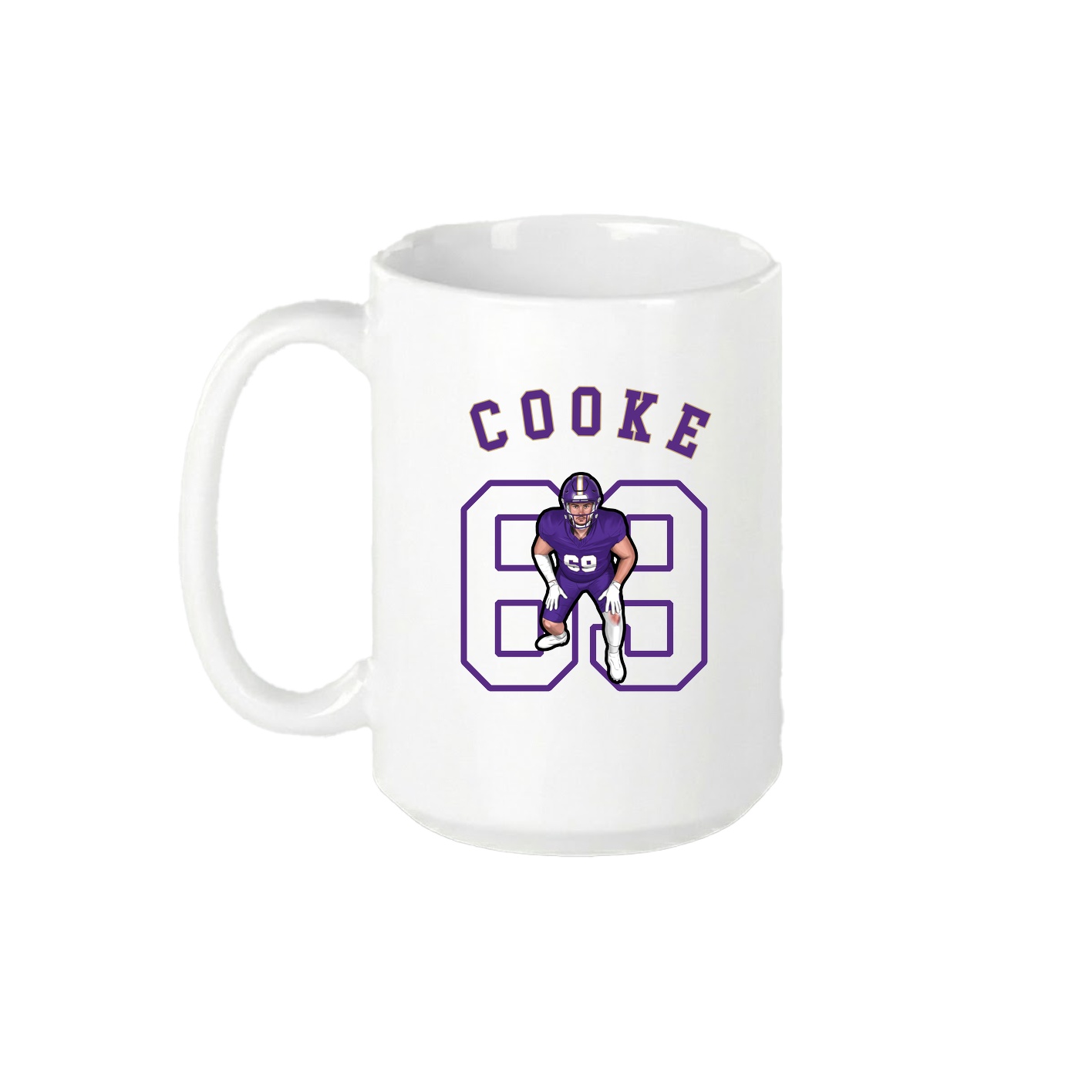 15oz Coffee Mug — Shirsey Arch in White