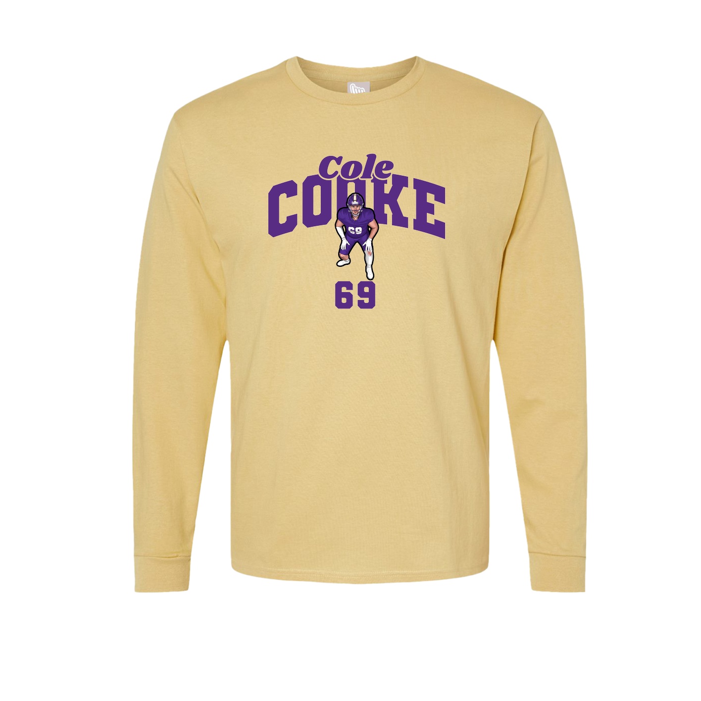 Long Sleeve Tee — Signature Arch in Vegas Gold