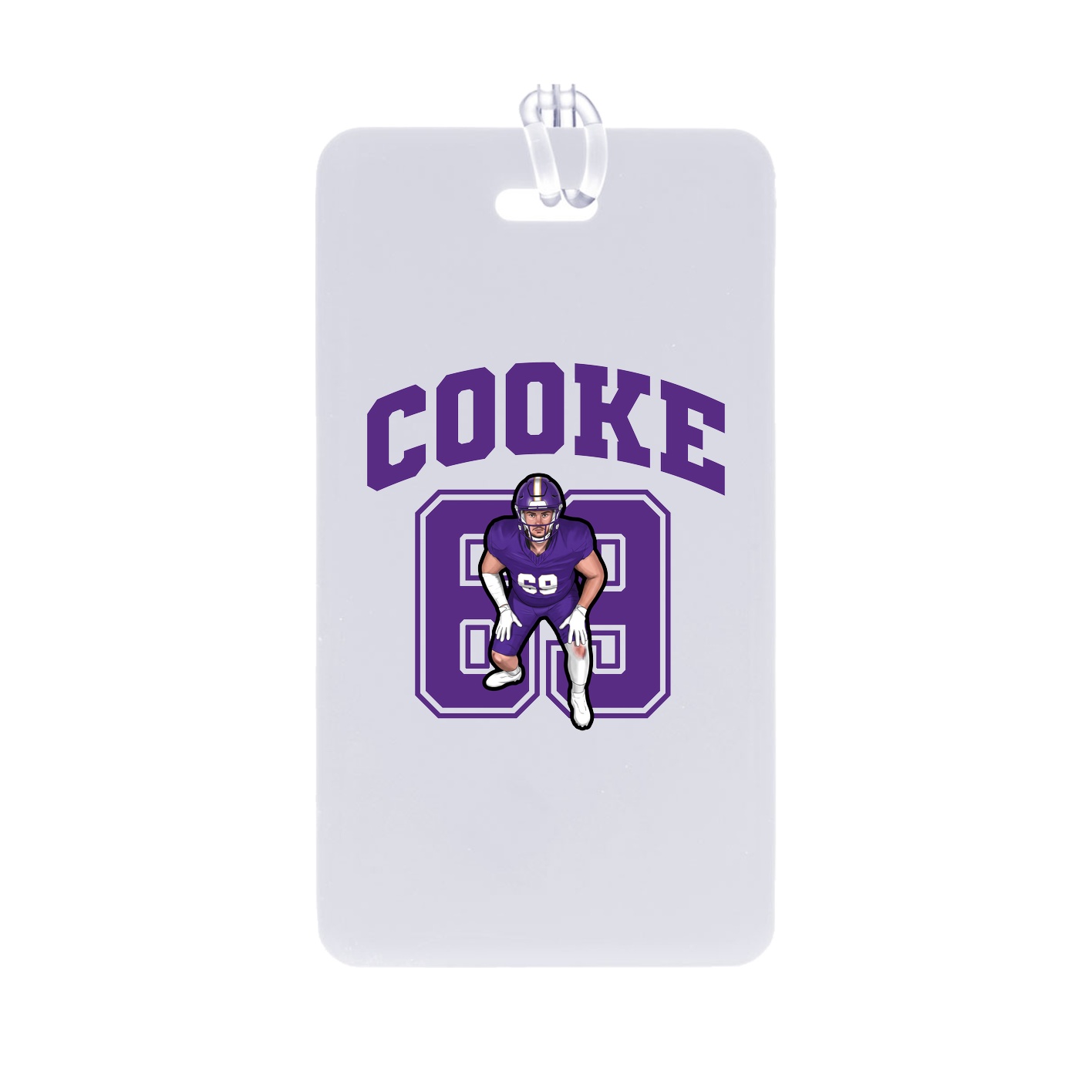 Bag Tag — Number in Classic