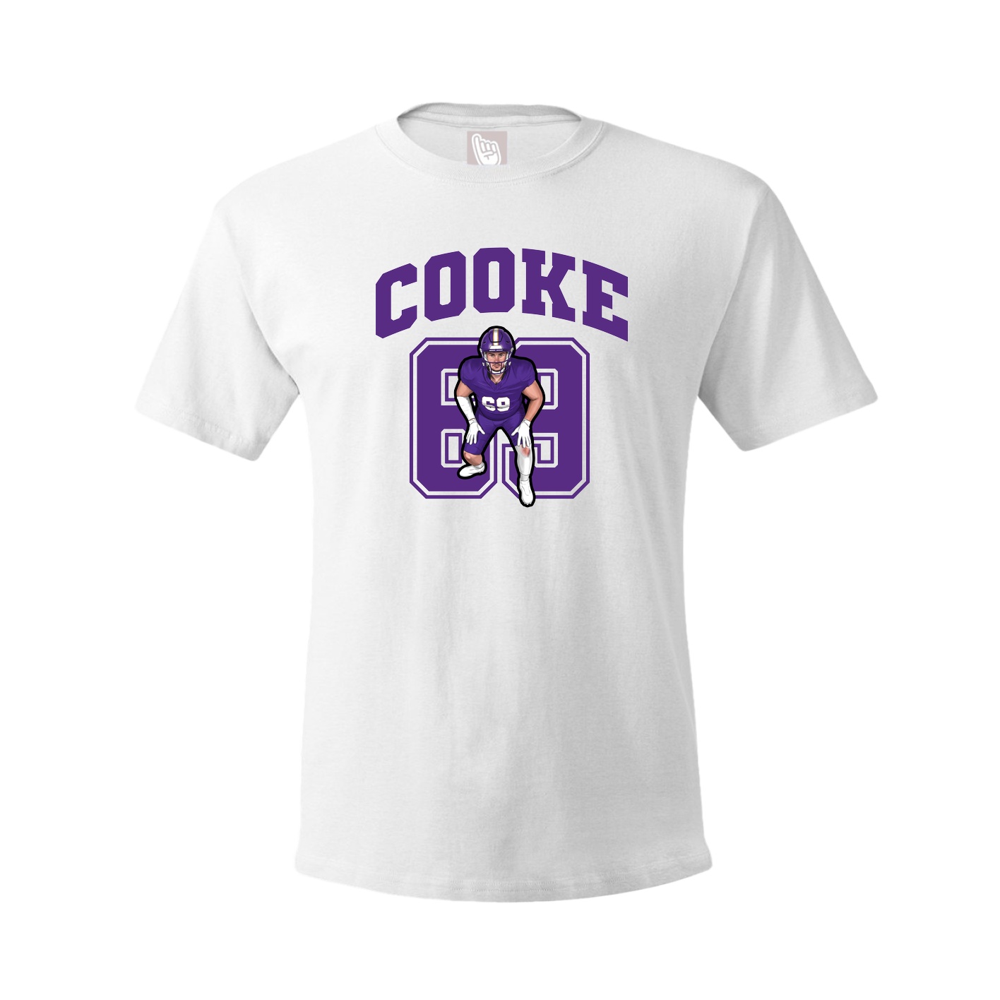 Tee — Number in White