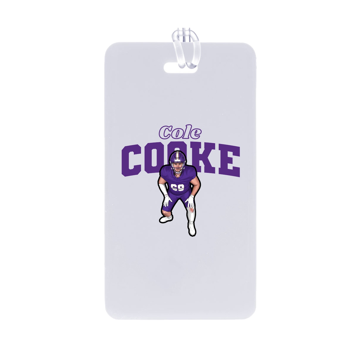 Bag Tag — Name Arch in Classic