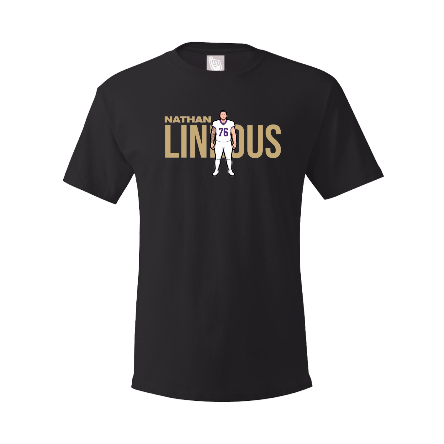 Youth Tee — Player Name in Black