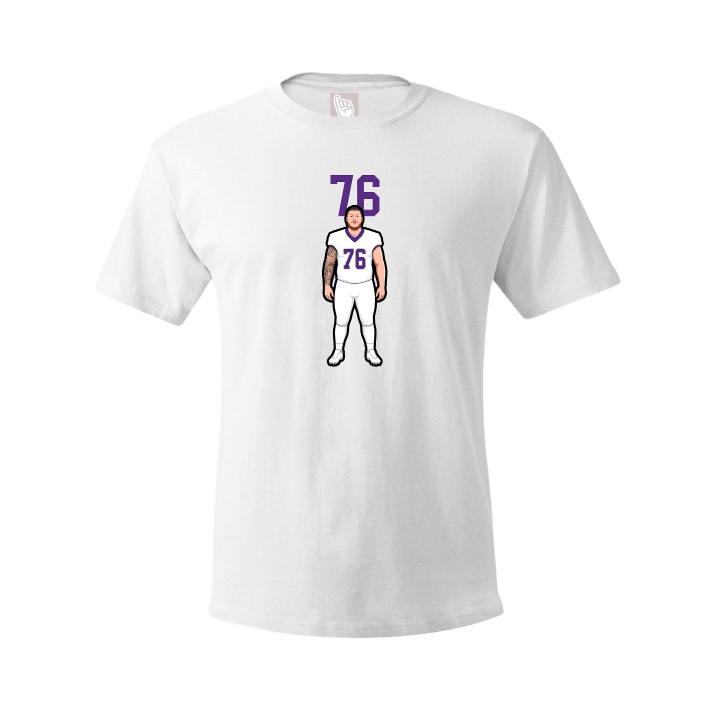 Tee — Number Top in White