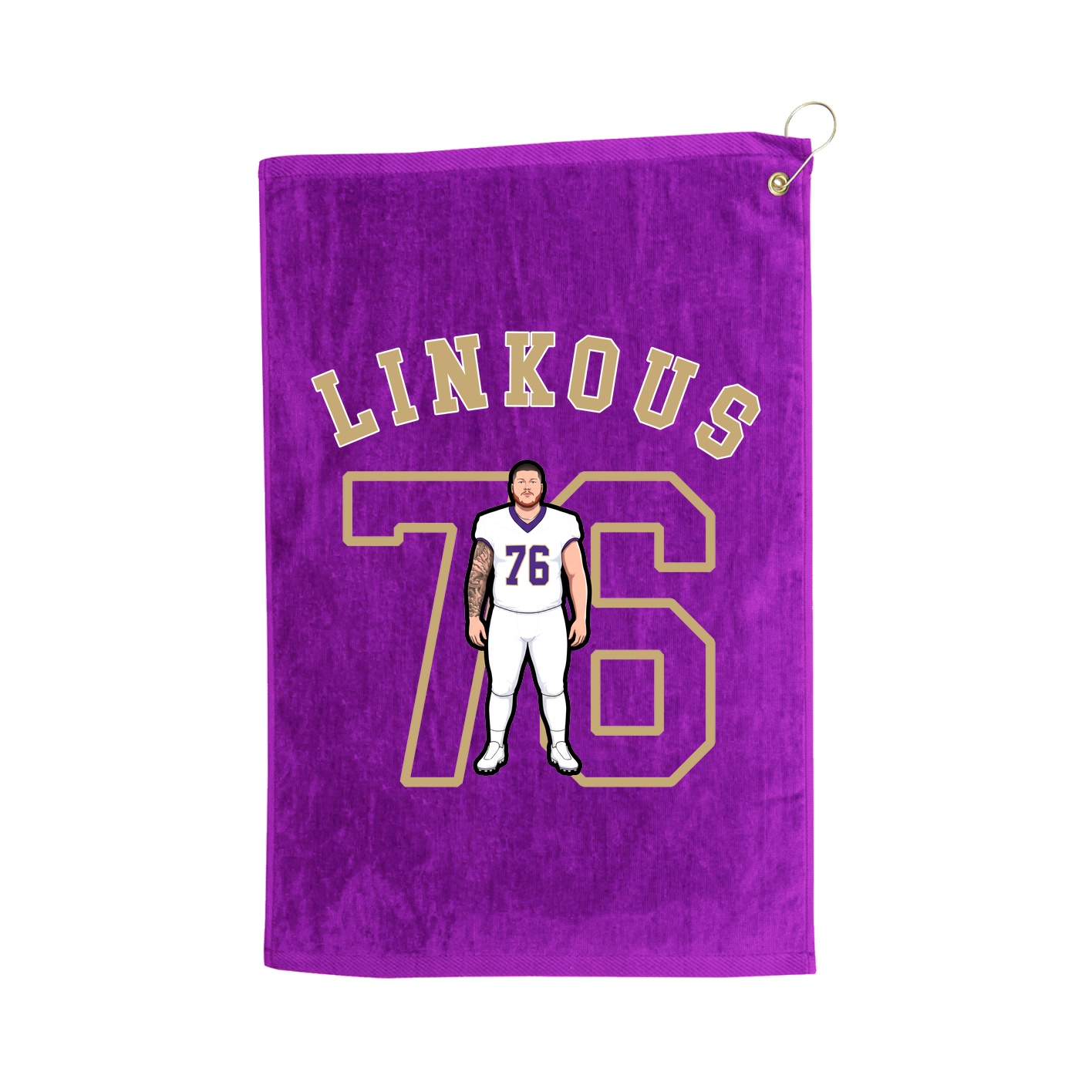 Golf Towel — Shirsey Arch in Purple