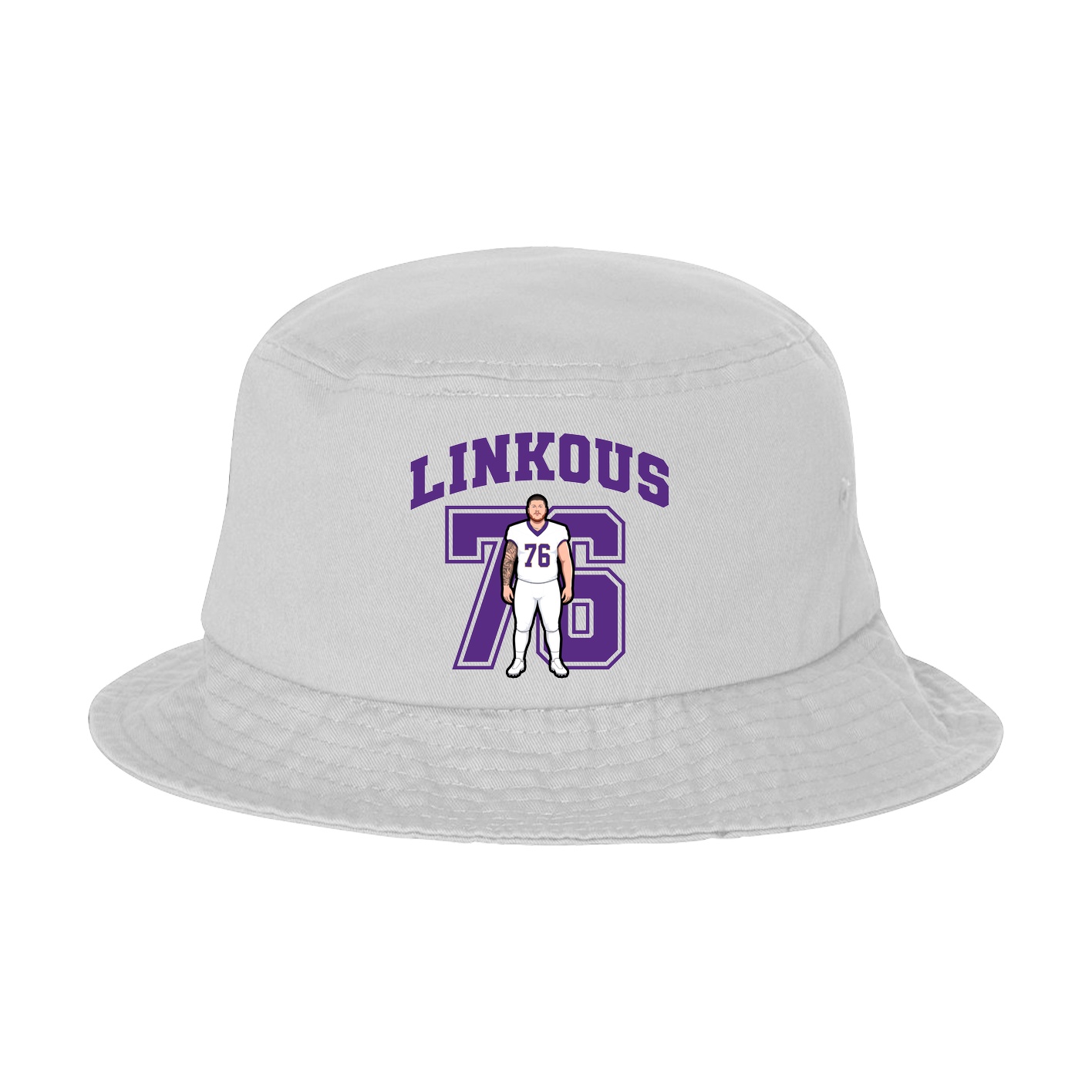 Bucket Cap — Number in White