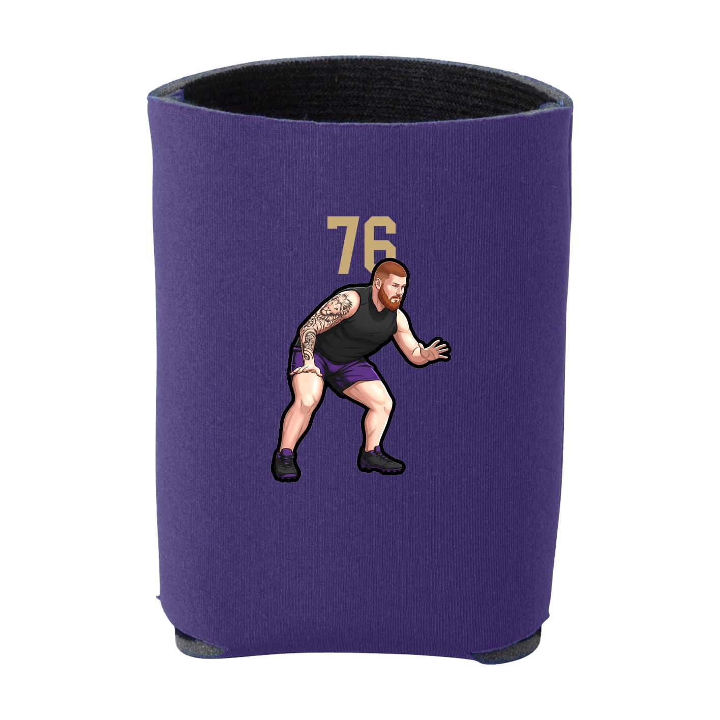 Can Holder — Number Top in Purple
