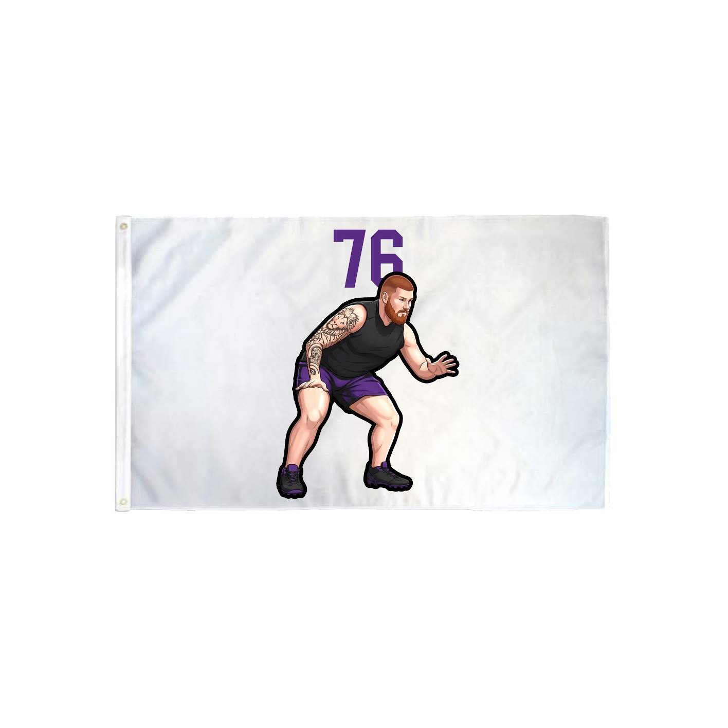 3x5 Flag — Number Top in Classic