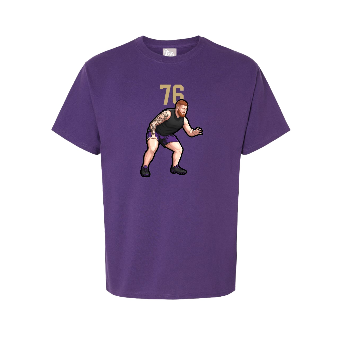 Tee — Number Top in Purple