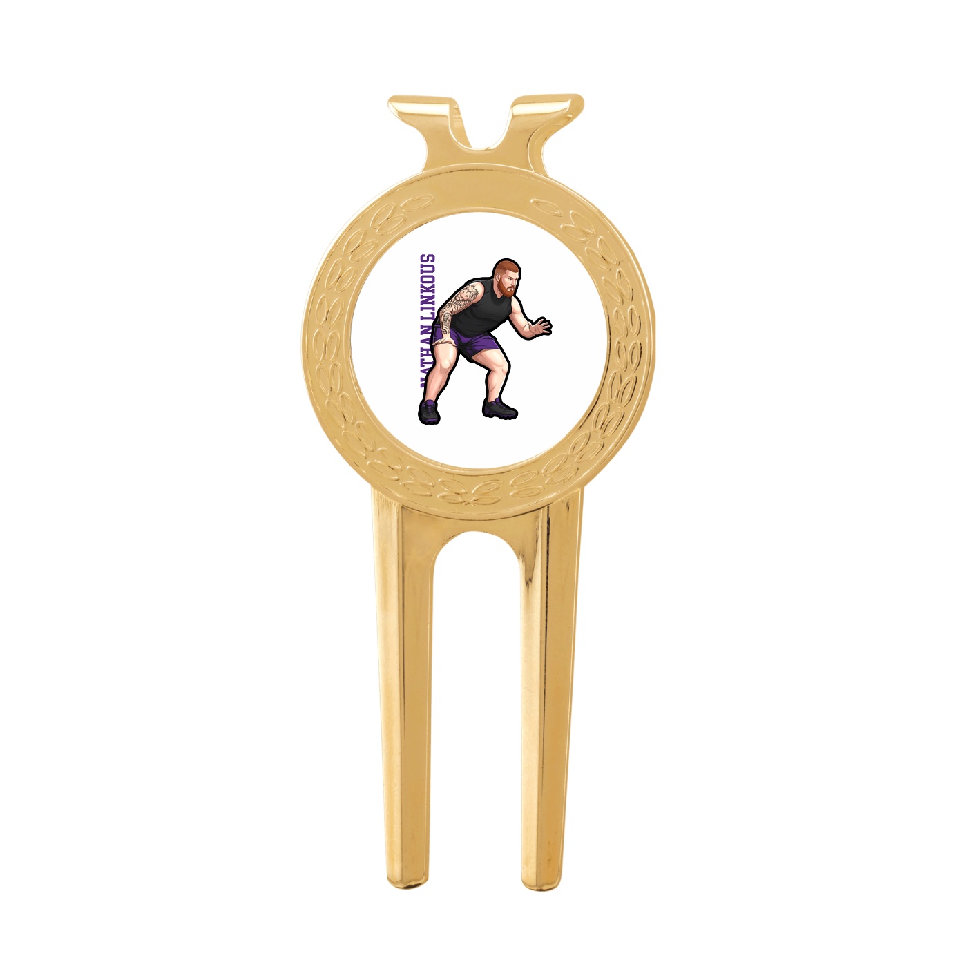 Divot Tool with Ball Marker — Name Vertical in Classic