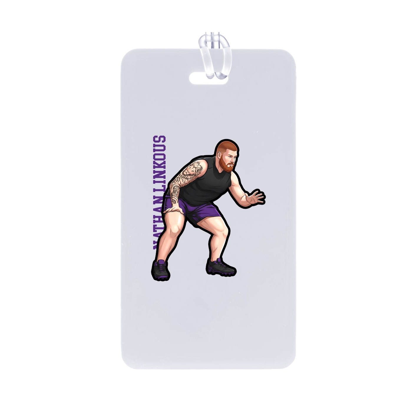 Bag Tag — Name Vertical in Classic