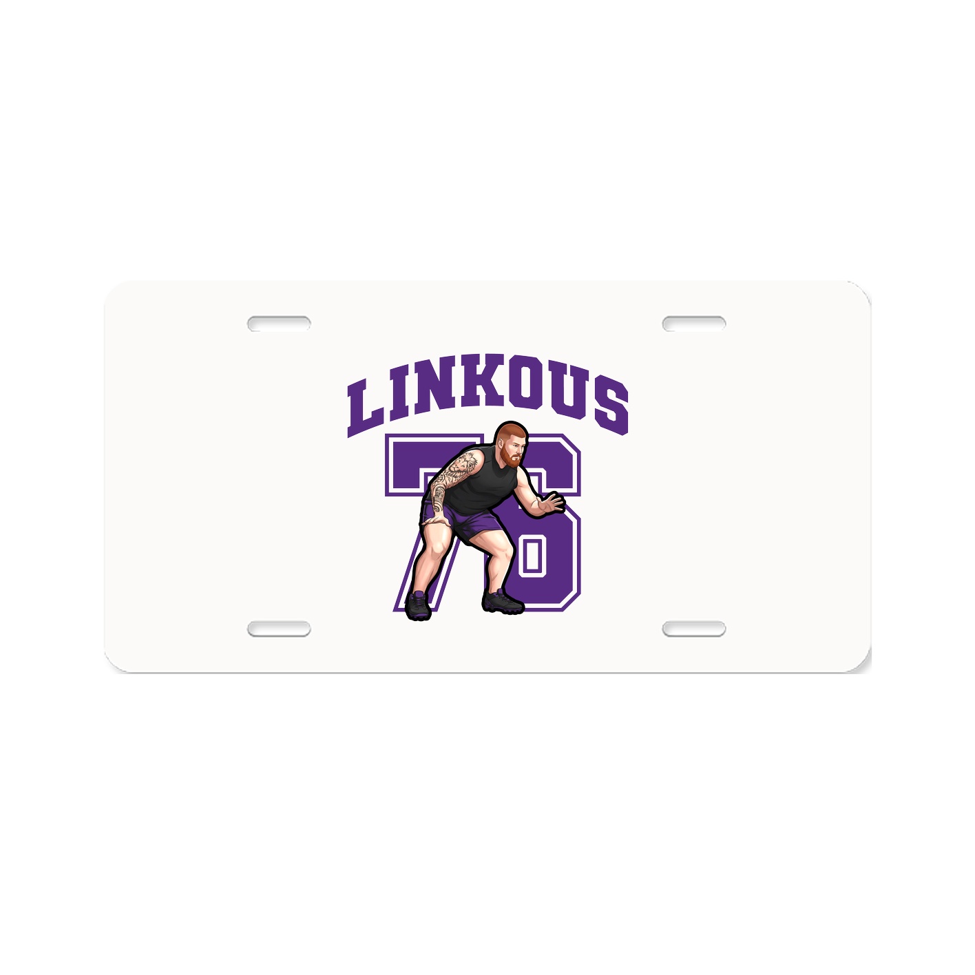 License Plate — Number in Classic