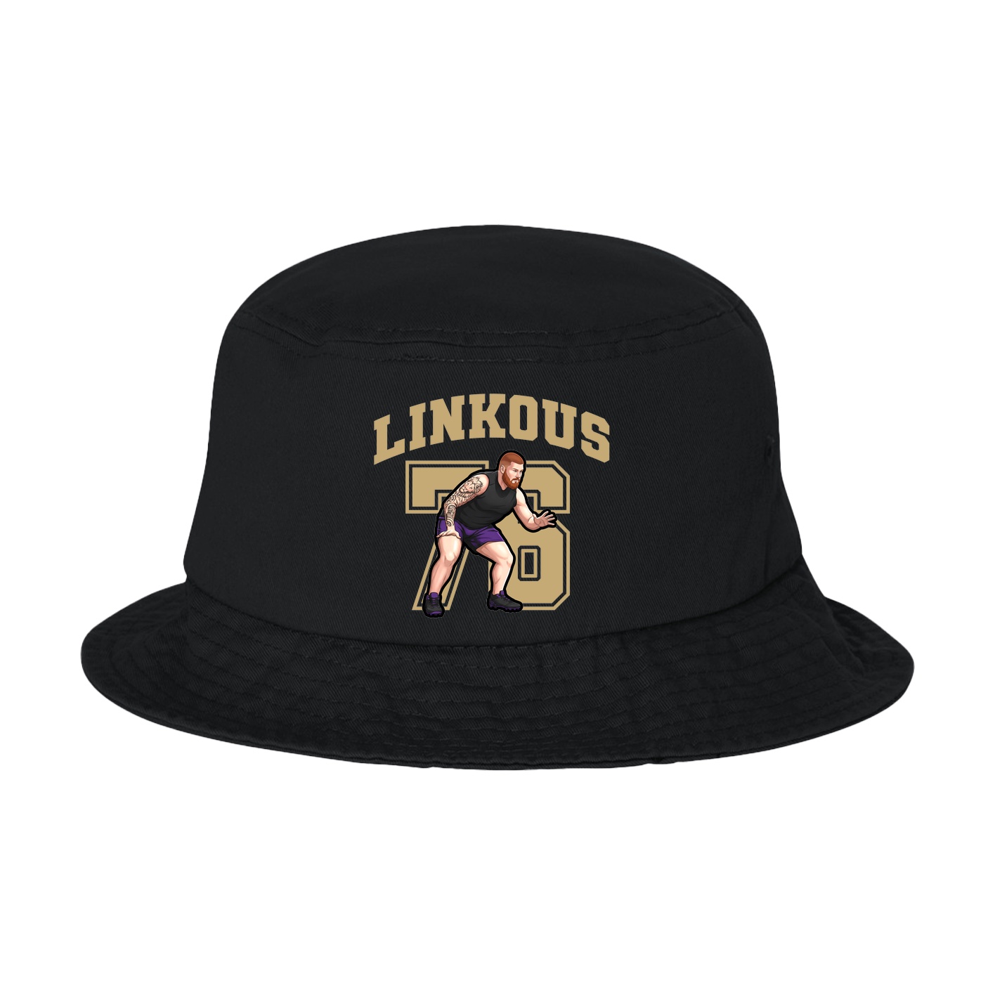 Bucket Cap — Number in Black