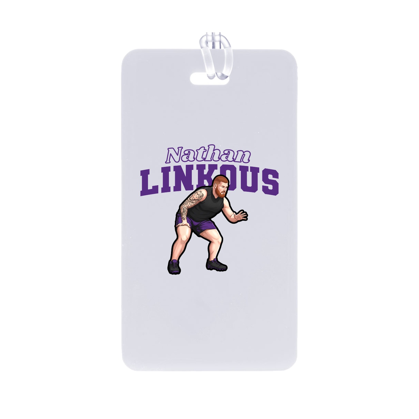 Bag Tag — Name Arch in Classic