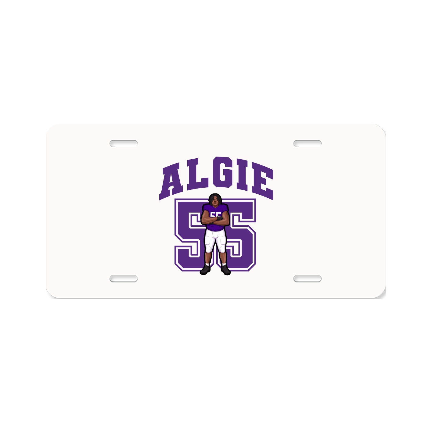License Plate — Number in Classic