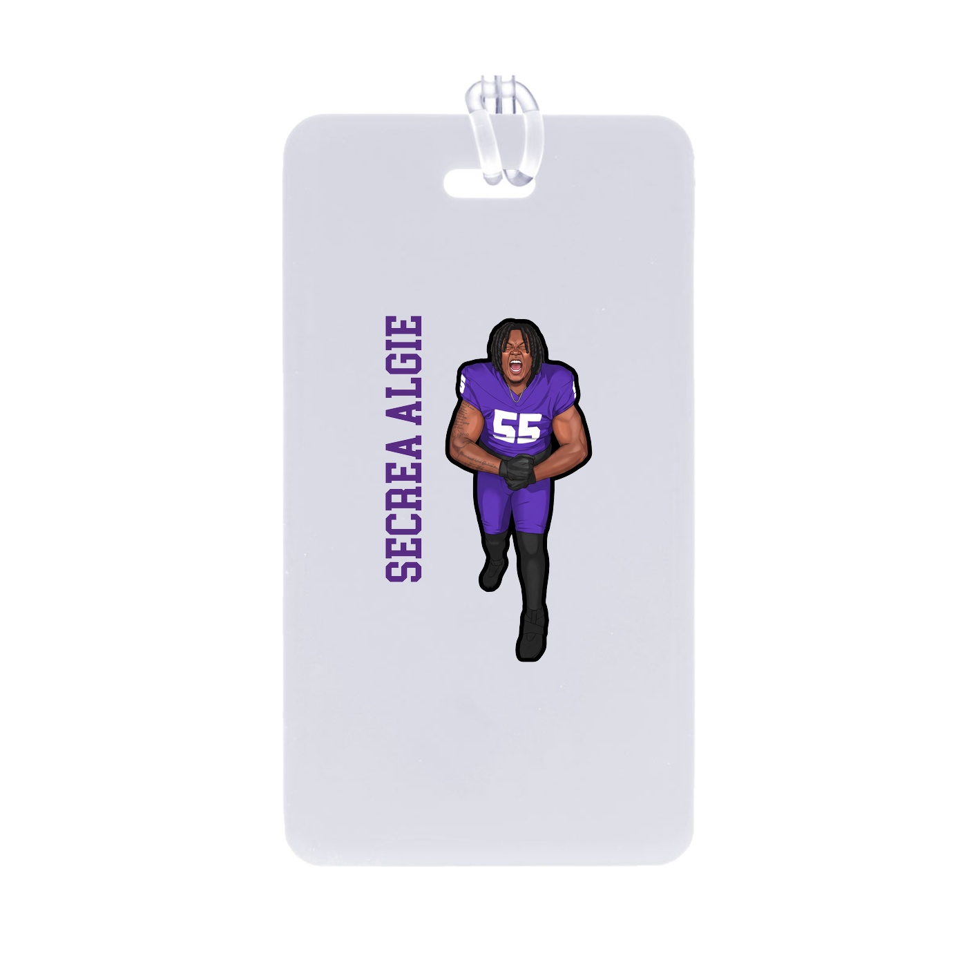 Bag Tag — Name Vertical in Classic