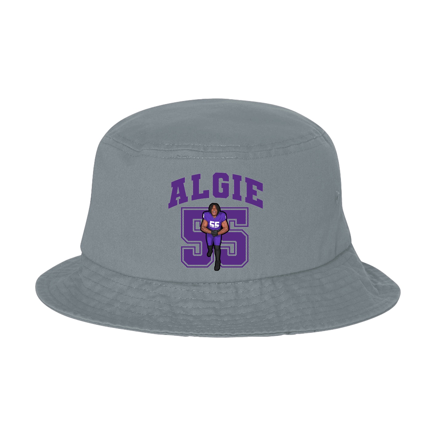 Bucket Cap — Number in Grey