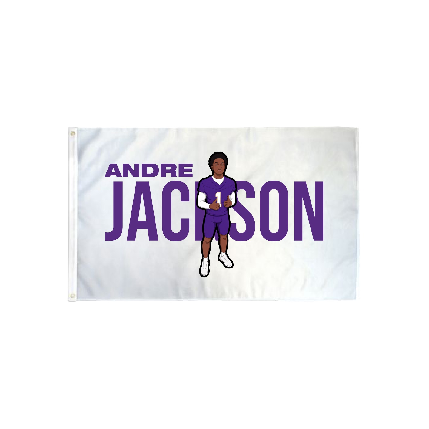 3x5 Flag — Player Name in Classic