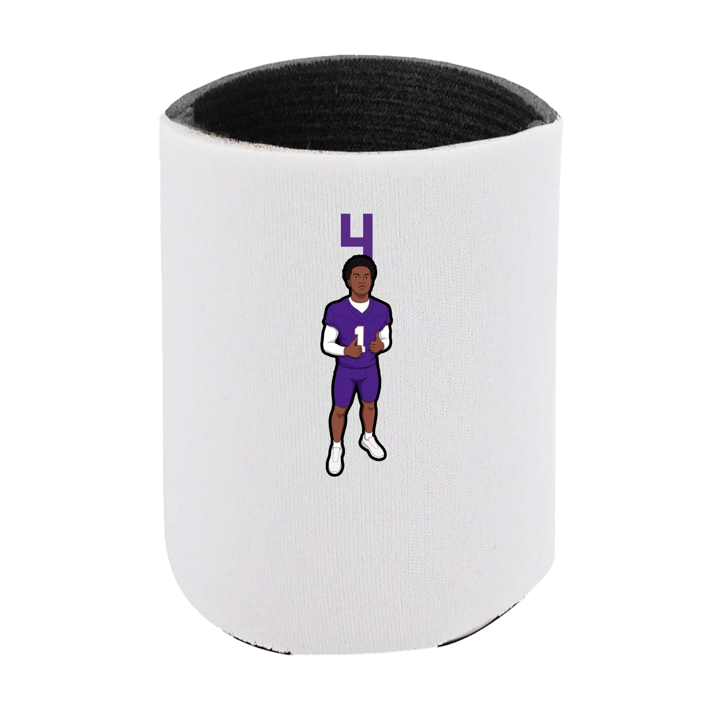 Can Holder — Number Top in White