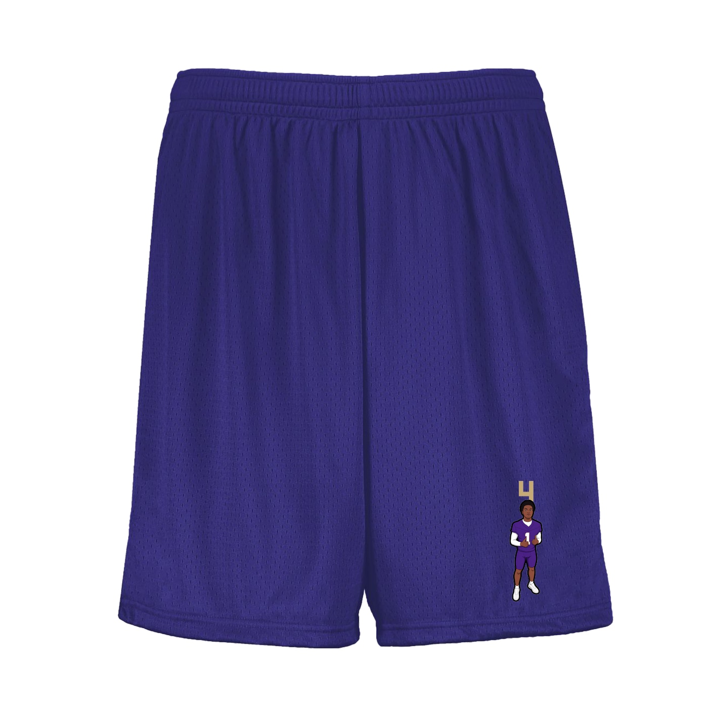 Shorts — Number Top in Purple