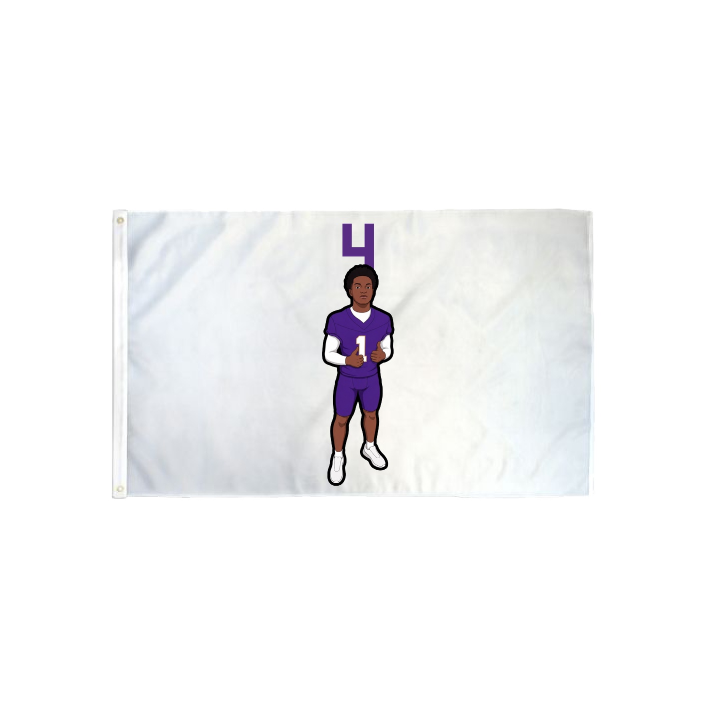3x5 Flag — Number Top in Classic