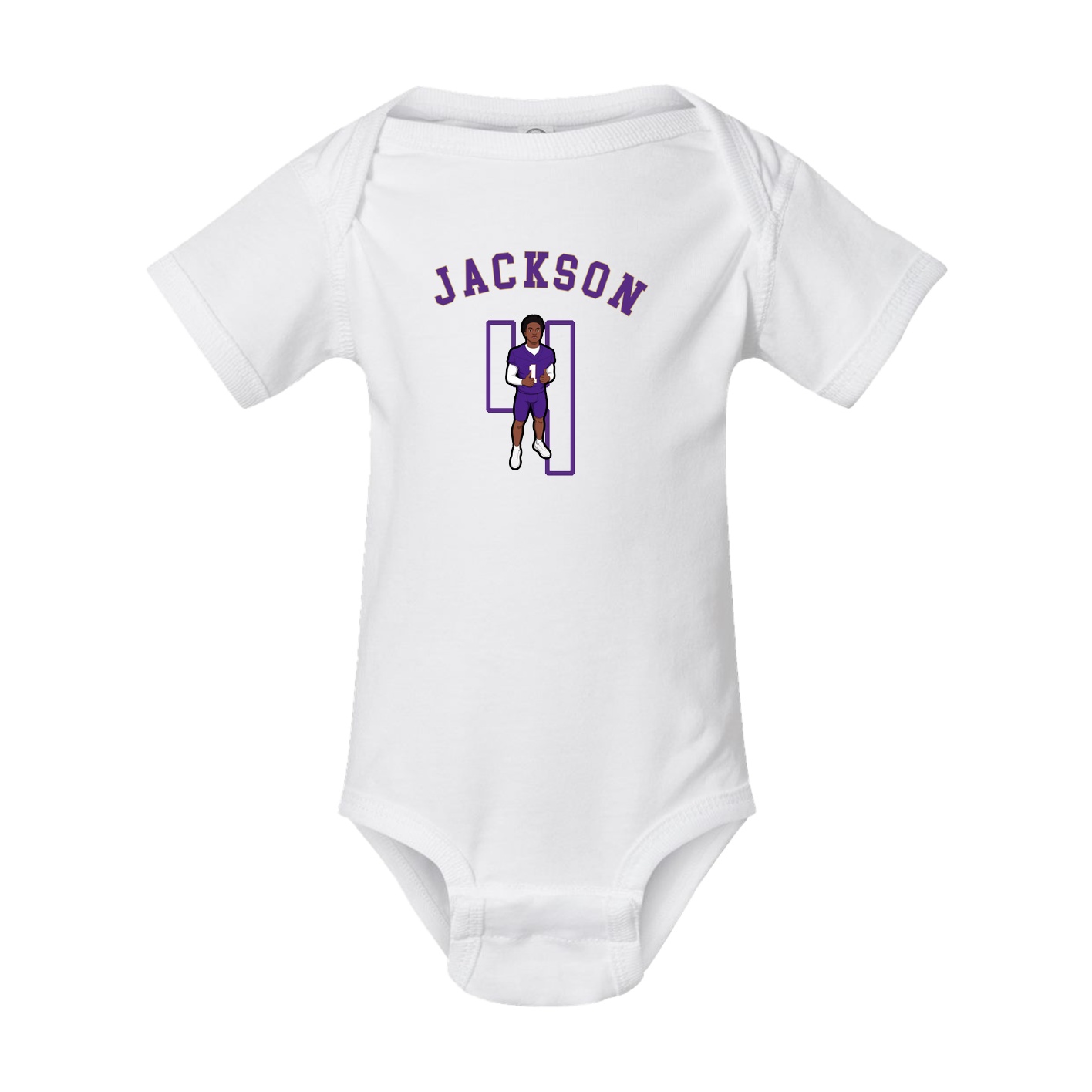 Baby Onesie — Shirsey Arch in White
