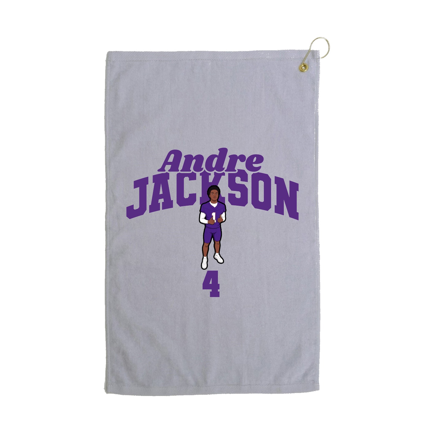 Golf Towel — Signature Arch in Grey
