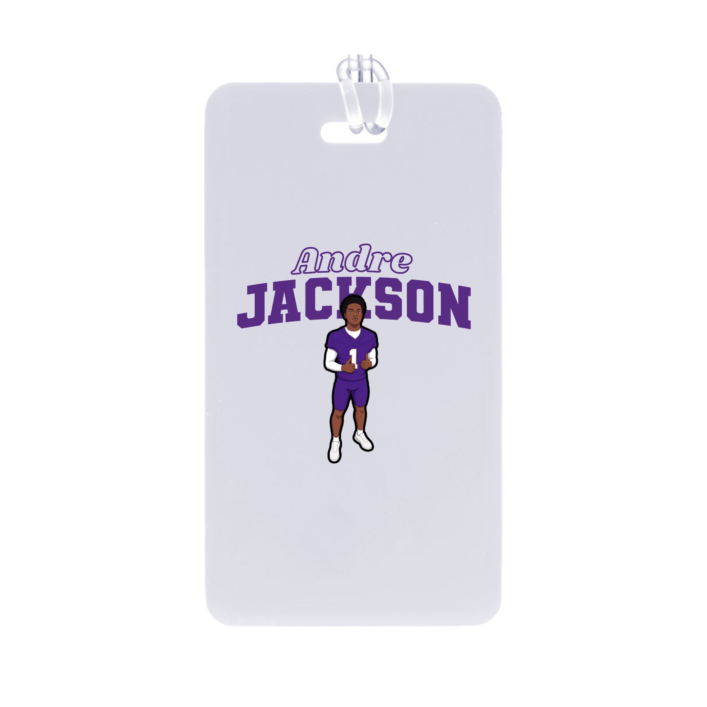 Bag Tag — Name Arch in Classic