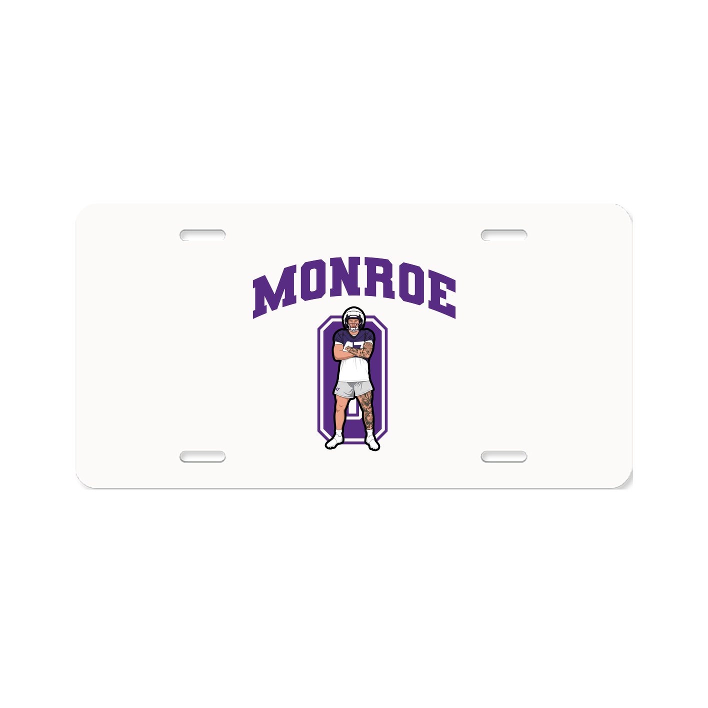 License Plate — Number in Classic