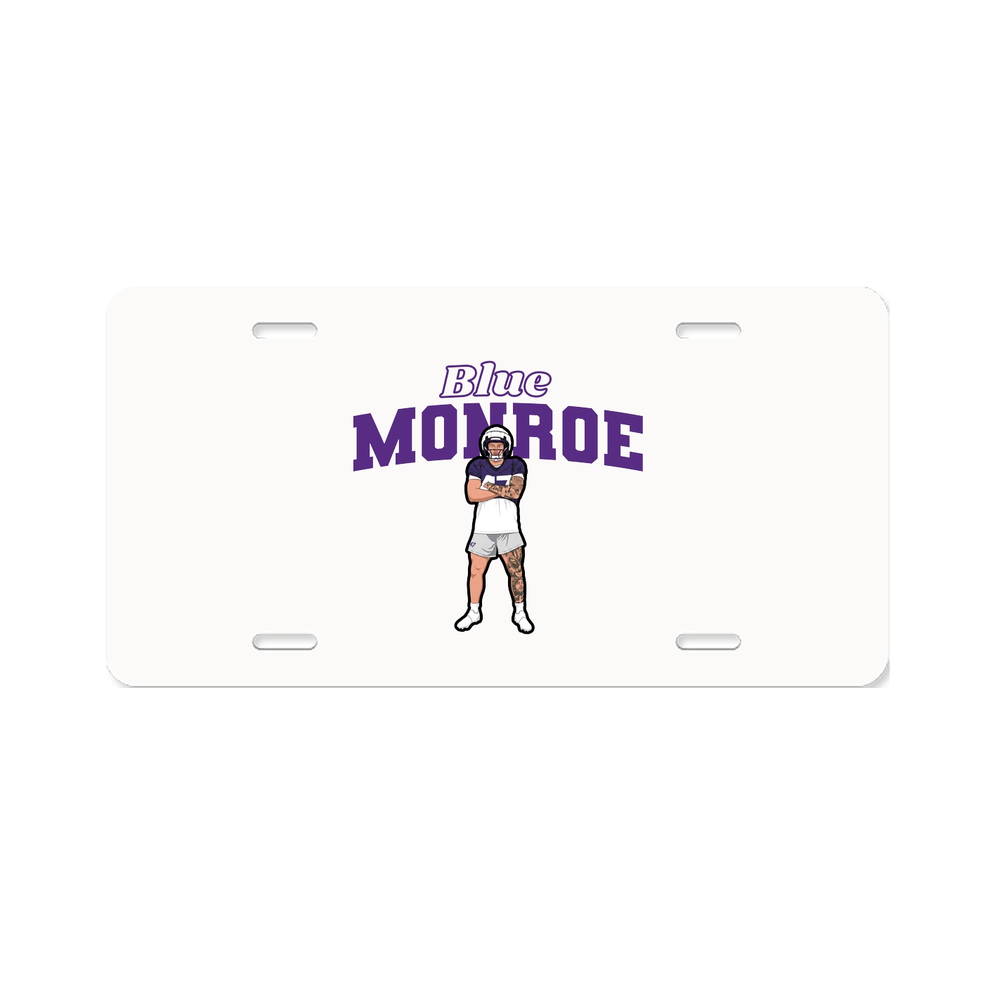 License Plate — Name Arch in Classic