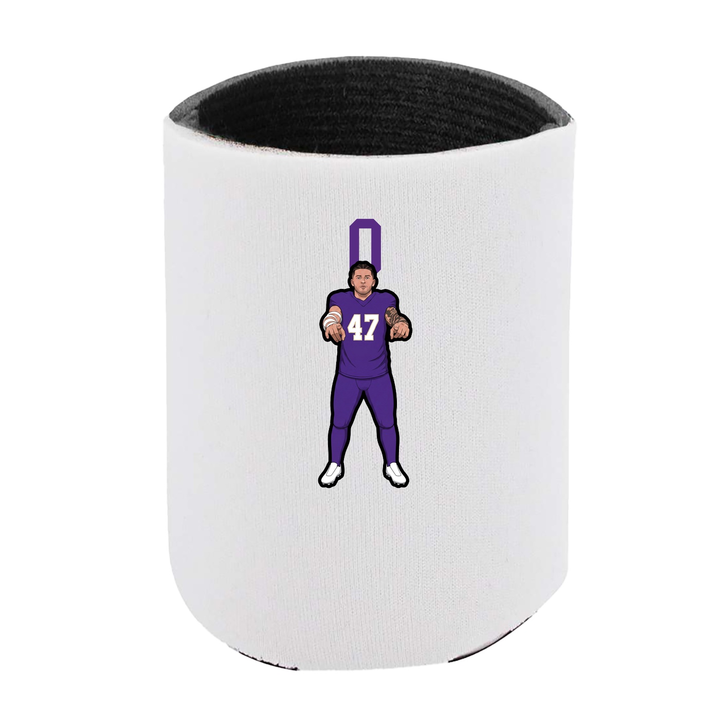 Can Holder — Number Top in White